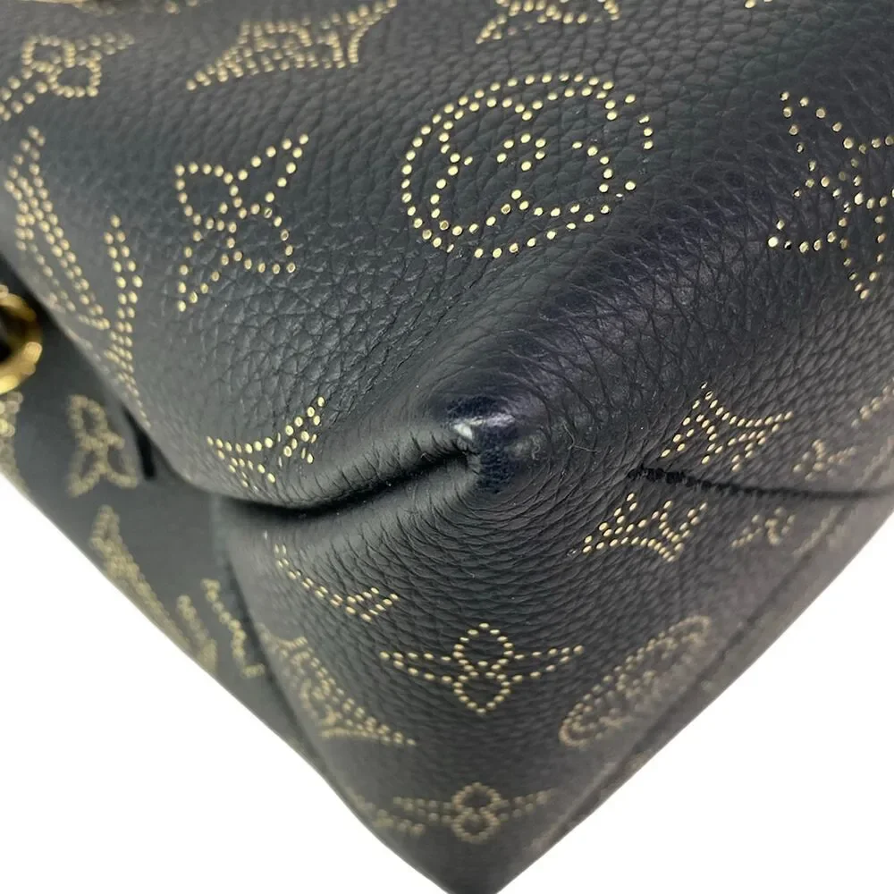 Louis Vuitton Pico Bella Mahina Handbag M82744 Noir Gold - Picture 8 of 16
